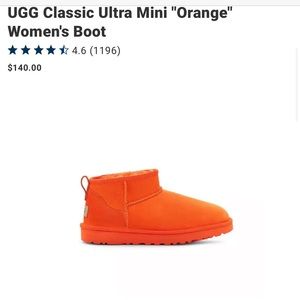 Brand new UGG Classic Ultra Mini "Orange"
Women's Boot size 6